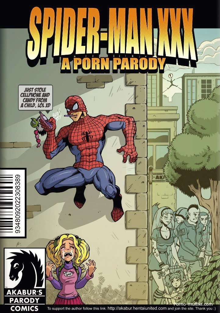 Порно комикс про Человека-паука и Веном который насилует весь город